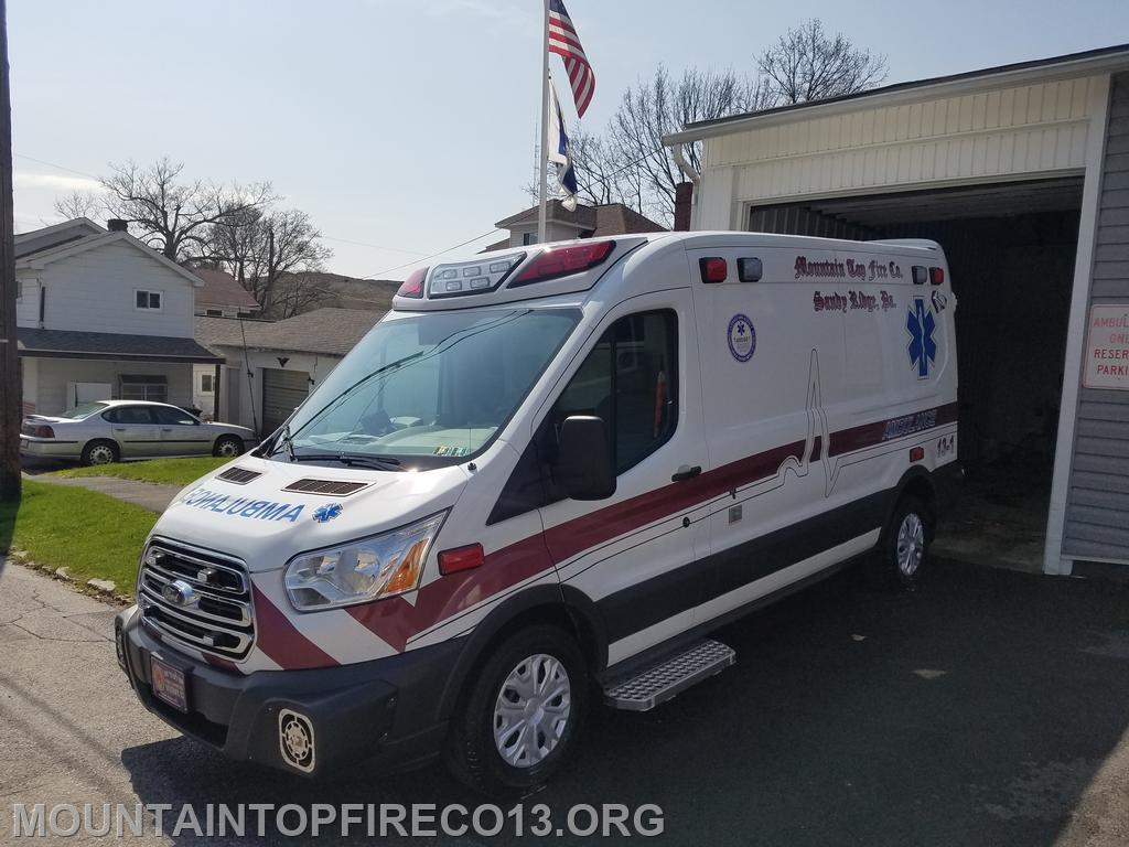 Ambulance 13-1, 2017 Ford Transit Demers
Basic Life Support unit